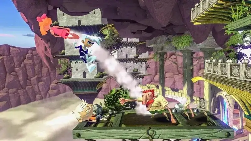 switch《尼克国际儿童频道全明星争霸赛 Nickelodeon All-Star Brawl》英文版 本体+1.0.7升补 NSP