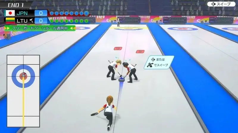 switch《一起玩冰壶 Lets Play Curling》日文 NSP